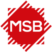 square logo with the letters MSB