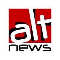 alt news, red and white text logo